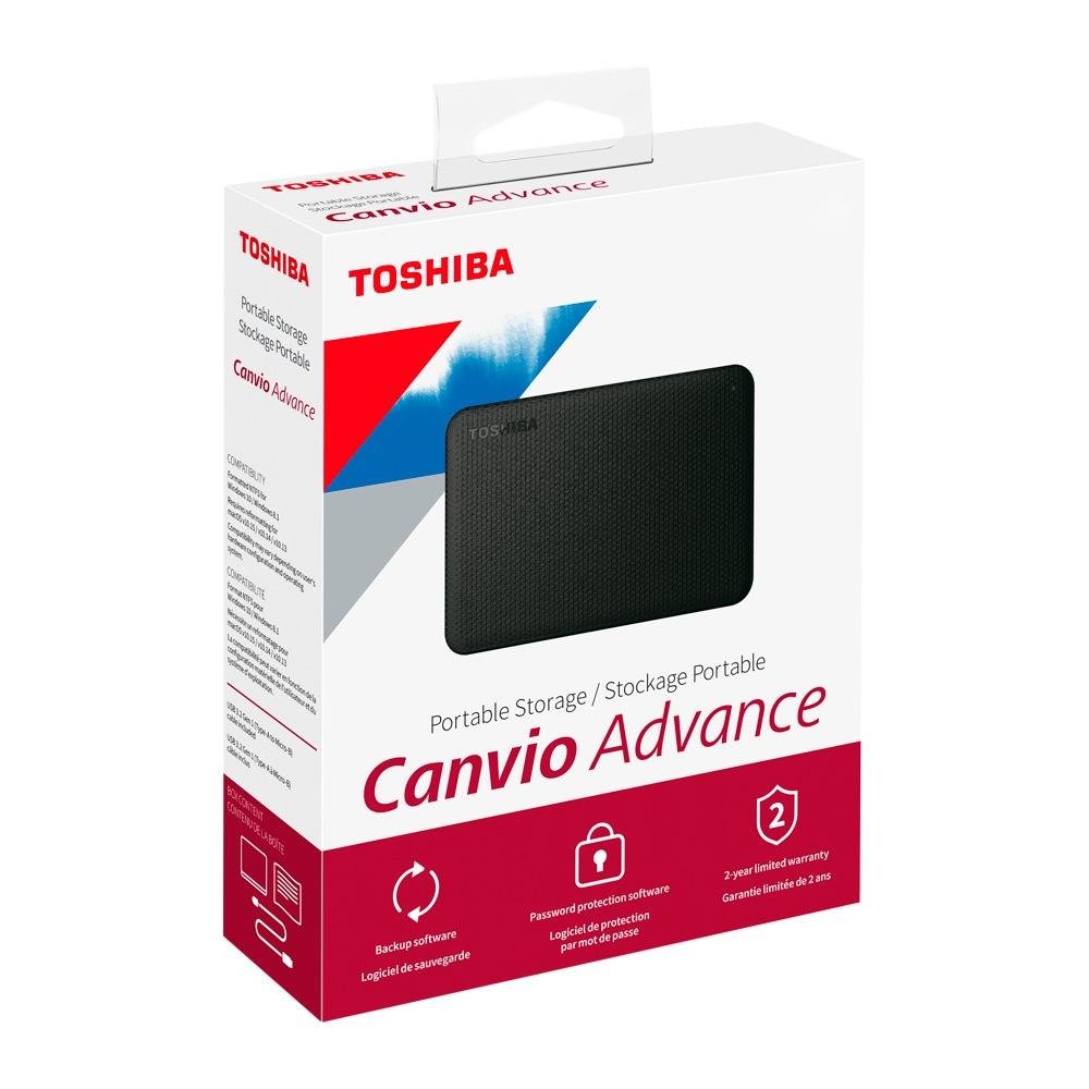 HD Externo Toshiba 2TB Canvio Advance | KaBuM!