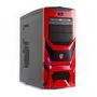 Gabinete Braview Steel Man Vermelho c/ Fonte 500W 80 Plus RT313