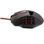 Mouse Gamer Warrior 4000DPI 18 botões Preto com LED - MO206