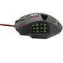 Mouse Gamer Warrior 4000DPI 18 botões Preto com LED - MO206