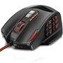Mouse Gamer Warrior 4000DPI 18 botões Preto com LED - MO206