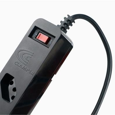 Filtro de Linha DPS IClamper, 5 Conexões, Preto - 23459
