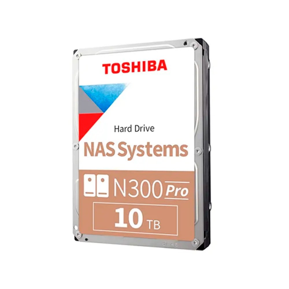 HD Toshiba N300 PRO, 10TB, 7200 RPM, NAS, 3.5', SATA - HDWG71AXZSTB HD Toshiba N300 PRO, 10TB, 7200 RPM, NAS, 3.5', SATA - HDWG71AXZSTB