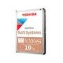 HD Toshiba N300 PRO, 10TB, 7200 RPM, NAS, 3.5', SATA - HDWG71AXZSTB