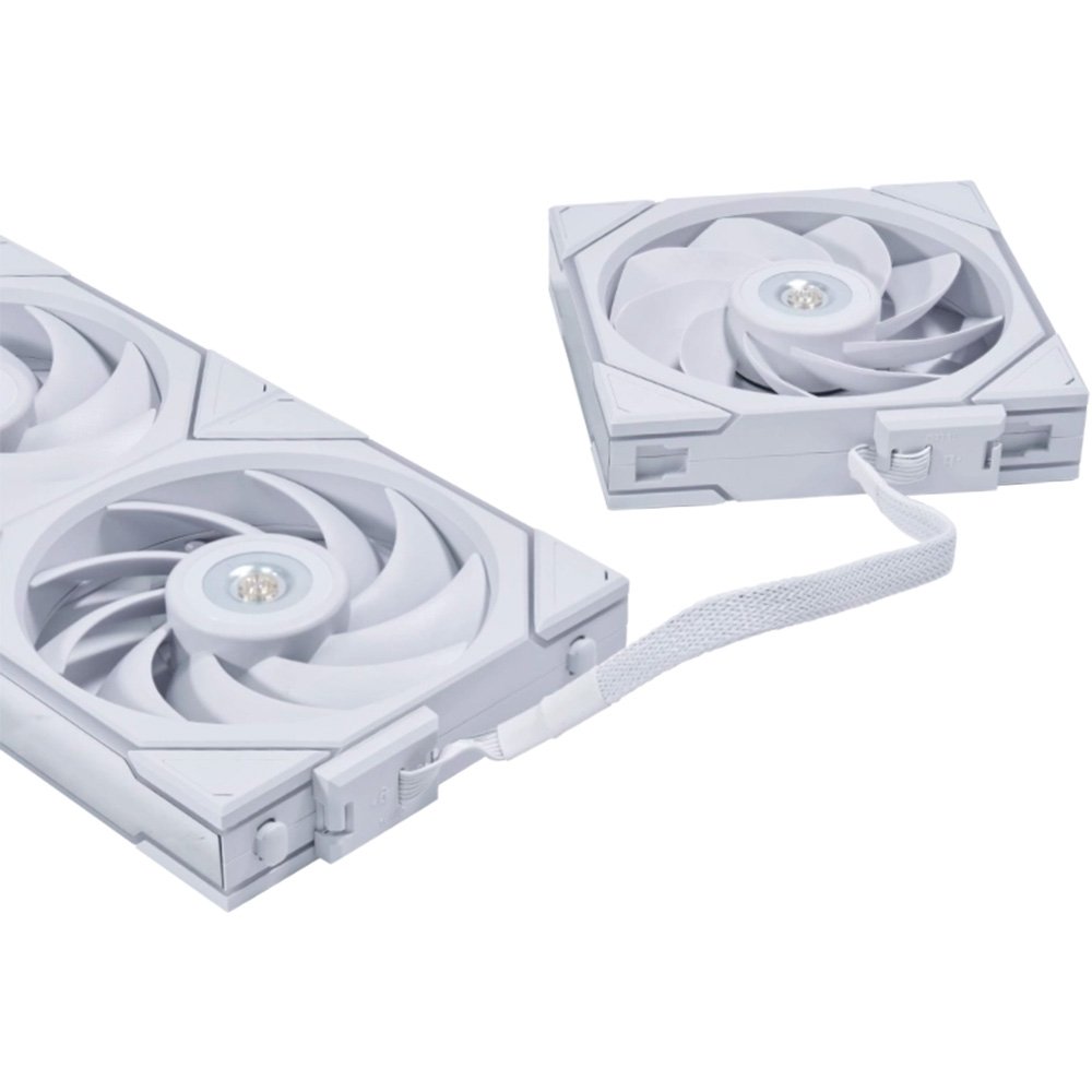 Ventoinha Lian Li UNI FAN TL, 120mm, ARGB, Reverse Blade, Branca - 12RTL1W WHITE 7