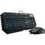 Teclado e Mouse Gamer CoolerMaster 3500DPI Octane Com Led 7 Cores SGB-3020-KKMF1-BR