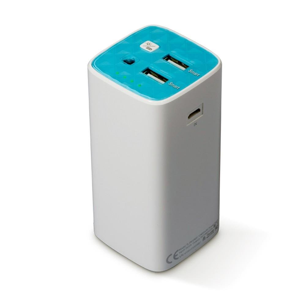 Imagem 2 de 4 do produto Carregador Portátil TP Link, 2 Portas USB 10400mAh, Branco - TL-PB10400