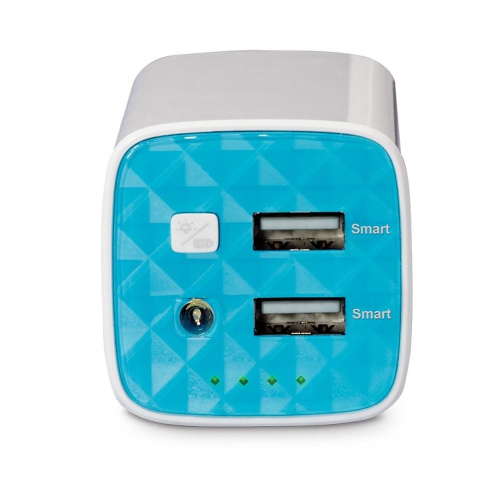 Imagem 3 de 4 do produto Carregador Portátil TP Link, 2 Portas USB 10400mAh, Branco - TL-PB10400