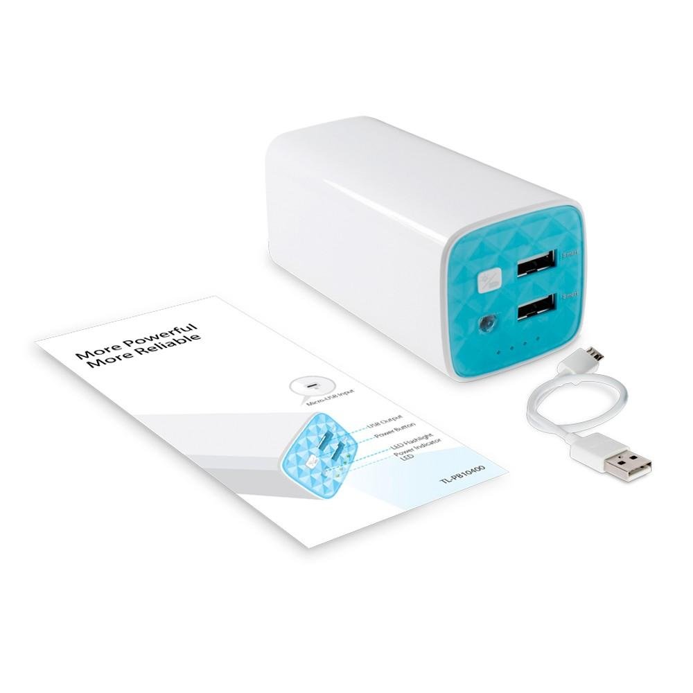 Imagem 4 de 4 do produto Carregador Portátil TP Link, 2 Portas USB 10400mAh, Branco - TL-PB10400