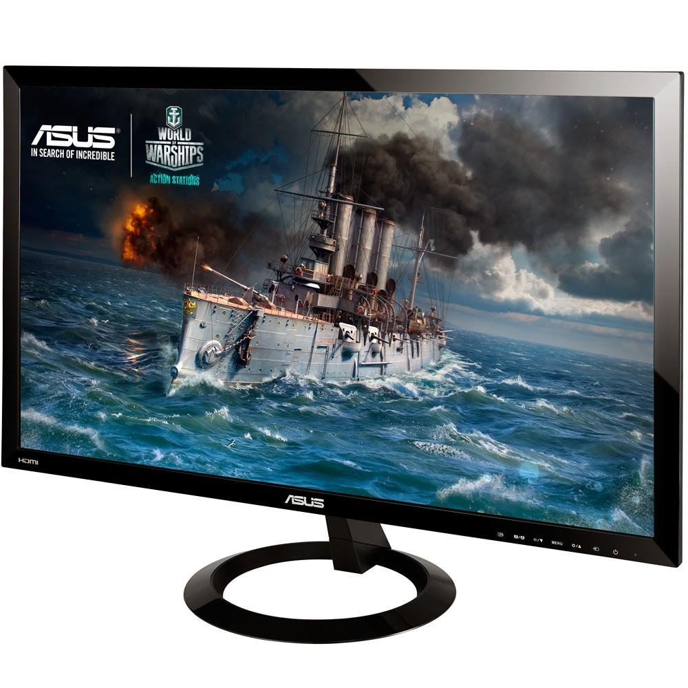 Imagem 3 de 4 do produto Monitor Gamer Asus LED 24´ Widescreen, Full HD, HDMI/VGA/DVI, Som Integrado, 1ms - VX248H