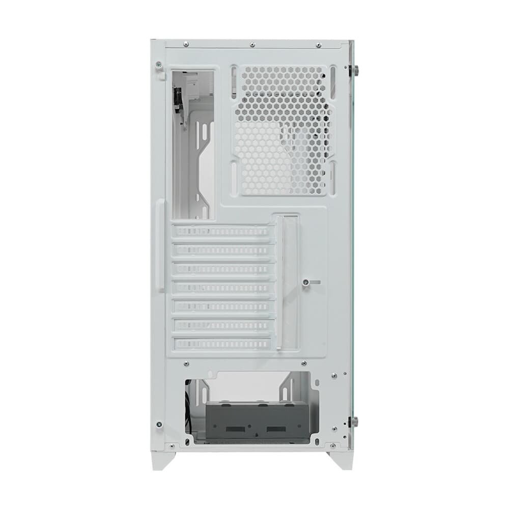 Imagem 8 de 8 do produto Gabinete Gamer Husky Dome 100, Mid Tower, ATX, Lateral e Frontal em Vidro, Sem FANs, Branco - HGN100BR