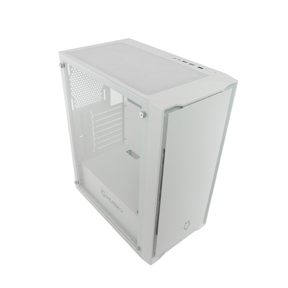 Gabinete Gamer Husky Dome 110, Mid Tower, ATX, Lateral em Vidro, Sem FANs, Branco - HGN110BR - view 7
