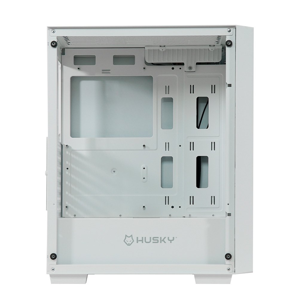 Gabinete Gamer Husky Dome 110, Mid Tower, ATX, Lateral em Vidro, Sem FANs, Branco - HGN110BR - view 8