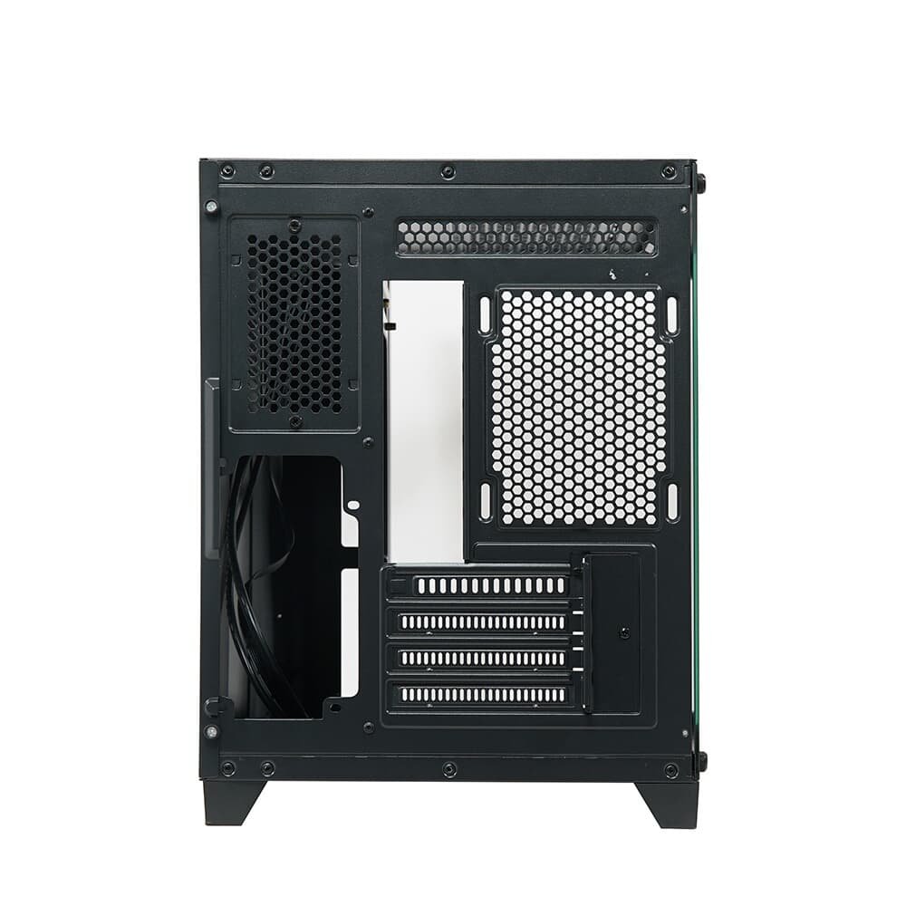 Gabinete Gamer Balão.info Dome 210, Mini Tower, M-ATX, Lateral e Frontal em Vidro, Sem FANs, Preto - HGN210PT - view 9