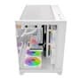 Gabinete Gamer Husky Dome 210, Mini Tower, M-ATX, Lateral e Frontal em Vidro, Sem FANs, Branco - HGN210BR