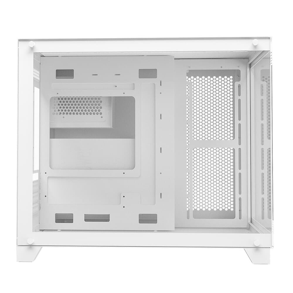 Gabinete Gamer Balão.info Dome 210, Mini Tower, M-ATX, Lateral e Frontal em Vidro, Sem FANs, Branco - HGN210BR - view 8