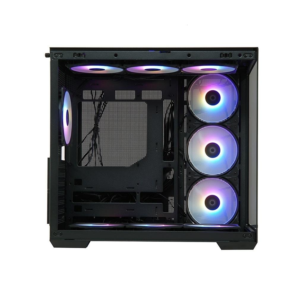 Gabinete Gamer Husky Dome 900, Mid Tower, Iluminação ARGB, ATX, Lateral e Frontal em Vidro, 10x Cooler Fan ARGB, Preto - HGN900PT - view 5