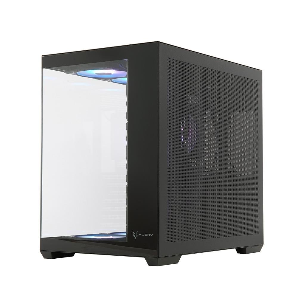 Gabinete Gamer Husky Dome 900, Mid Tower, Iluminação ARGB, ATX, Lateral e Frontal em Vidro, 10x Cooler Fan ARGB, Preto - HGN900PT - view 8
