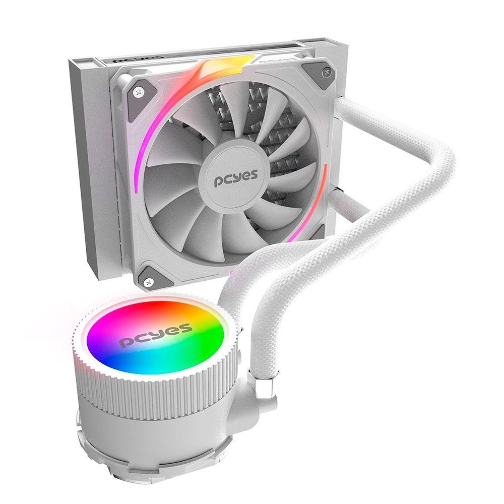 Water Cooler PCYes Sangue Frio 3, ARGB, 120mm, AMD/Intel, Branco - ARGBSF3120WGBR 4