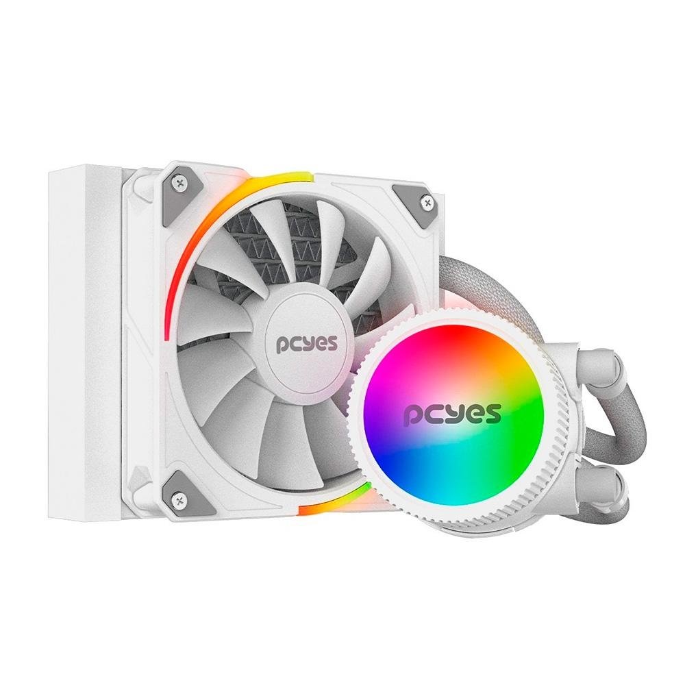 Imagem 2 de 5 do produto Water Cooler PCYes Sangue Frio 3, ARGB, 120mm, AMD/Intel, Branco - ARGBSF3120WGBR