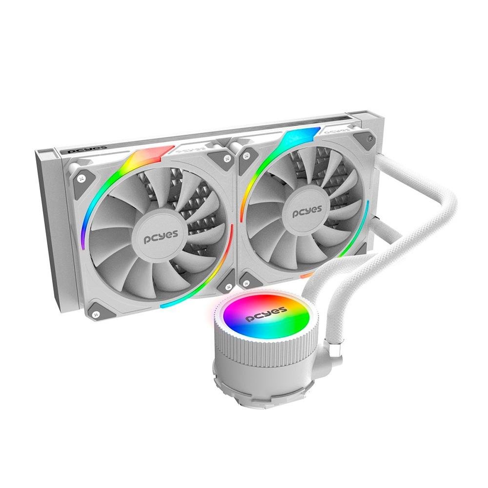 Water Cooler PCYes Sangue Frio 3, ARGB, 240mm, AMD/Intel, Branco - ARGBSF3240WGBR 4