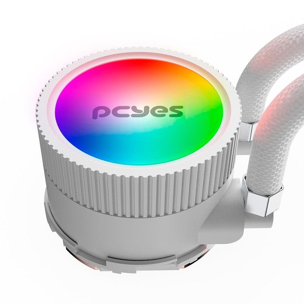 Imagem 6 de 7 do produto Water Cooler PCYes Sangue Frio 3, ARGB, 240mm, AMD/Intel, Branco - ARGBSF3240WGBR