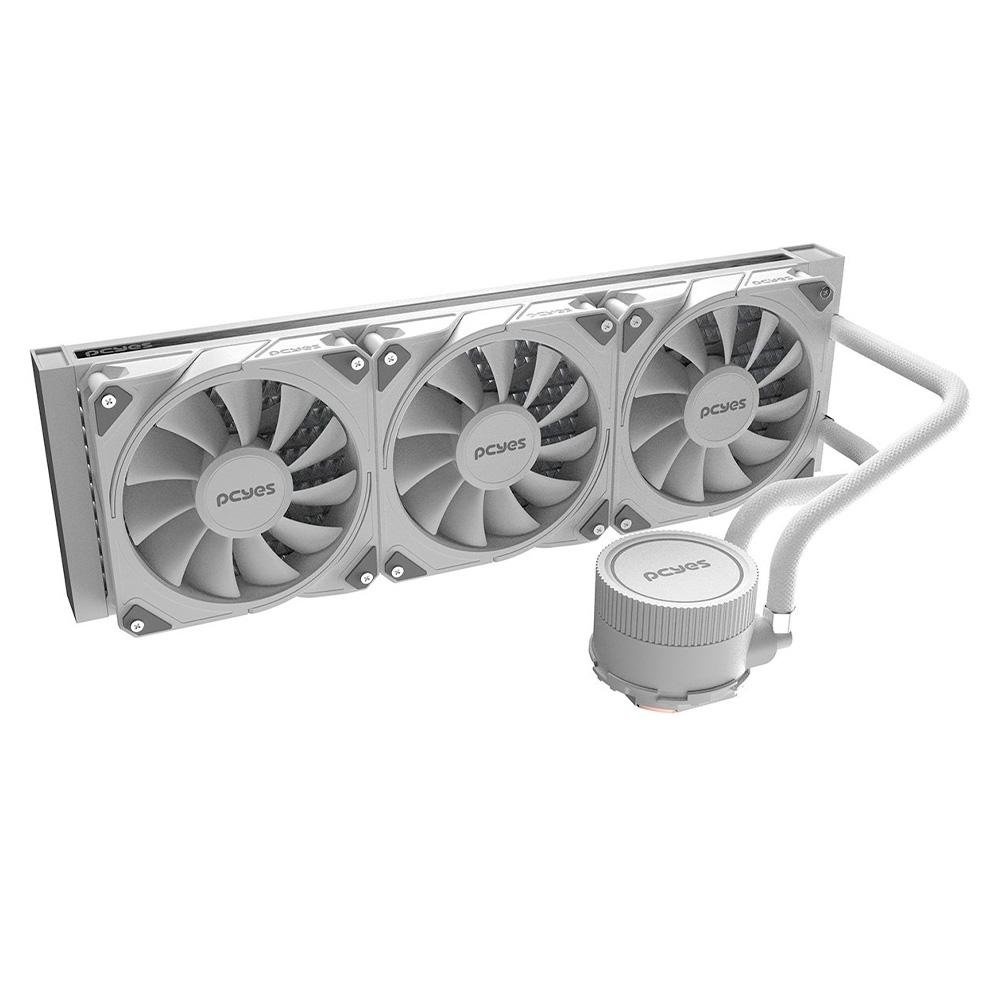 Imagem 2 de 5 do produto Water Cooler PCYes Sangue Frio 3, 360mm, AMD/Intel, Branco - WCSF3360WGBR
