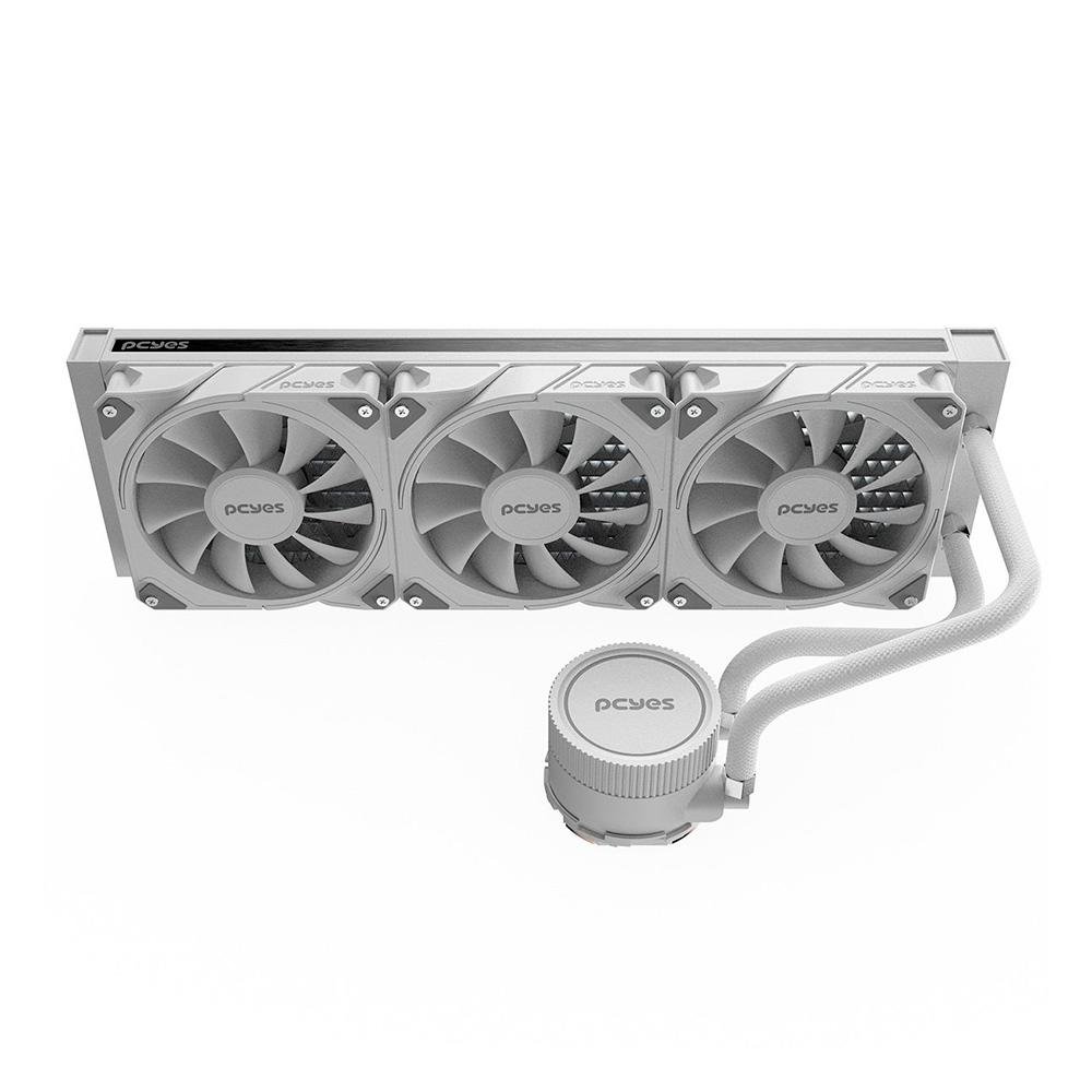 Imagem 3 de 5 do produto Water Cooler PCYes Sangue Frio 3, 360mm, AMD/Intel, Branco - WCSF3360WGBR