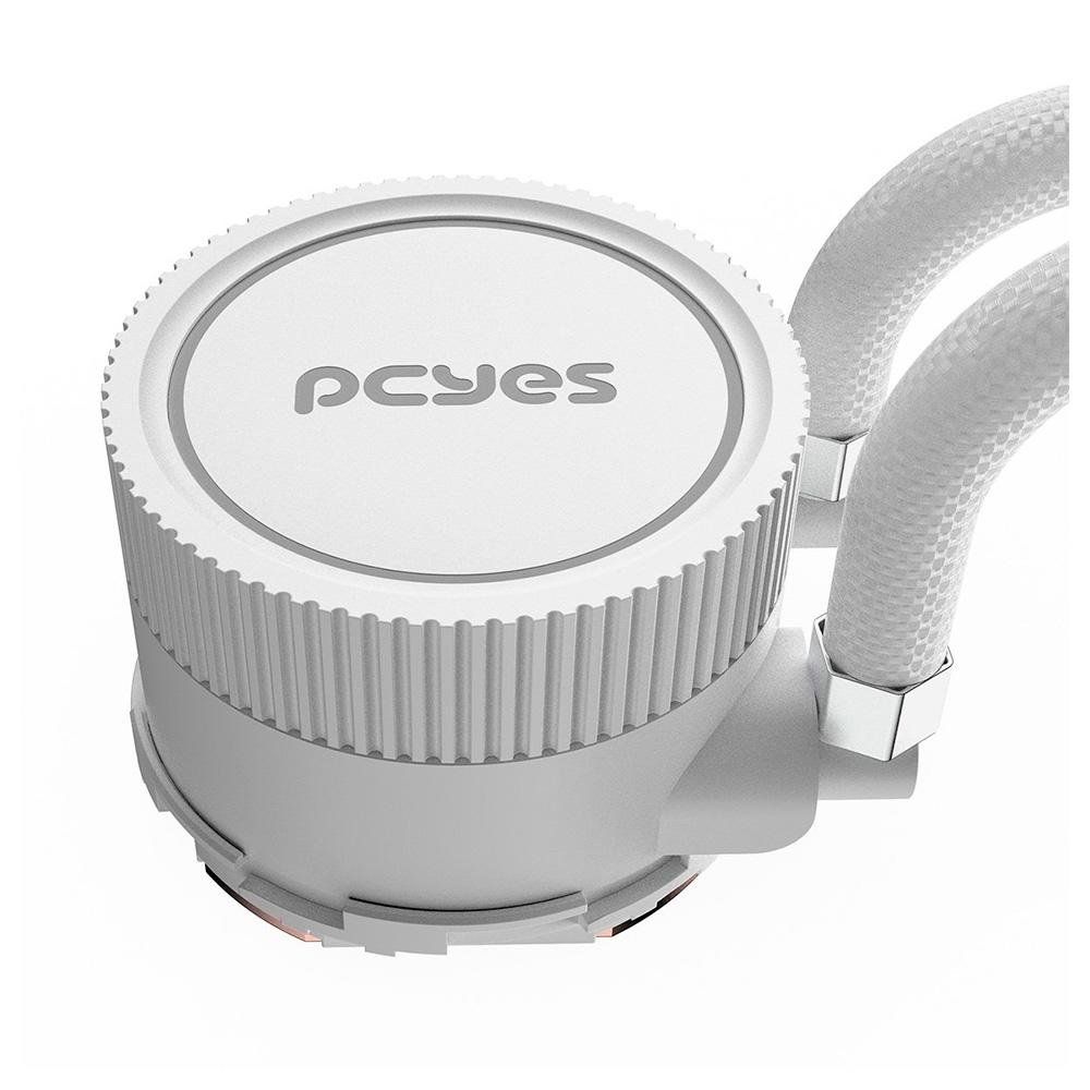 Imagem 4 de 5 do produto Water Cooler PCYes Sangue Frio 3, 360mm, AMD/Intel, Branco - WCSF3360WGBR