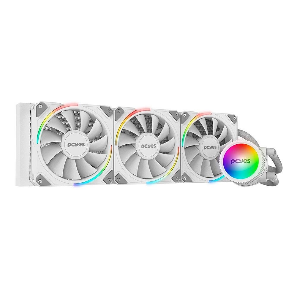 Water Cooler PCYes Sangue Frio 3, ARGB, 360mm, AMD/Intel, Branco - ARGBSF3360WGBR 4