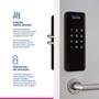 Fechadura Digital de Sobrepor ELSYS, Com Senha, Preto - ESF-DS1100V