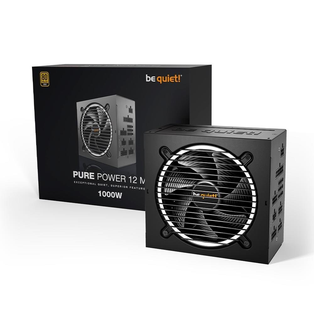 Fonte Be quiet! Pure Power 12 M, 1000W | KaBuM!
