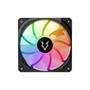 Ventoinha Husky Arctic Breeze, 120mm, Iluminação ARGB, Preto - HCF300PT