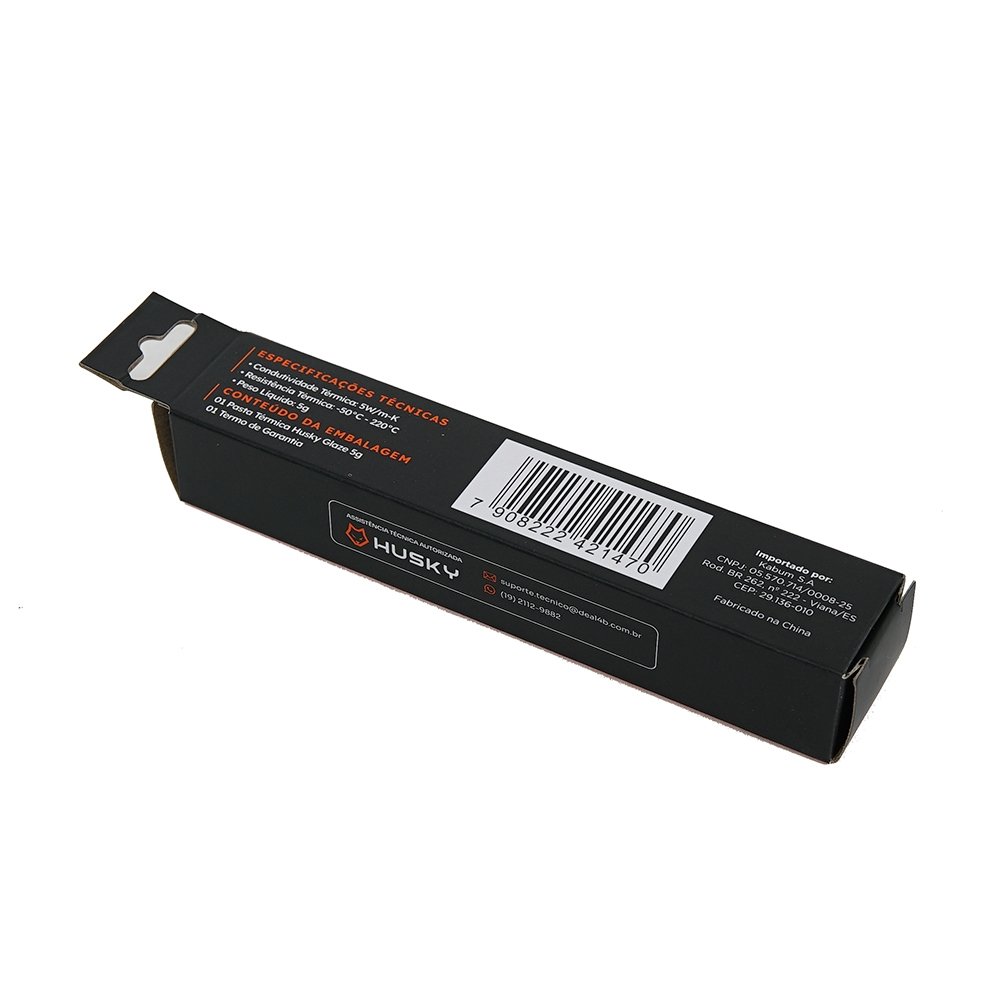 Imagem 5 de 5 do produto Pasta Térmica Husky Glaze, 5g, Cinza - HPT100CZ