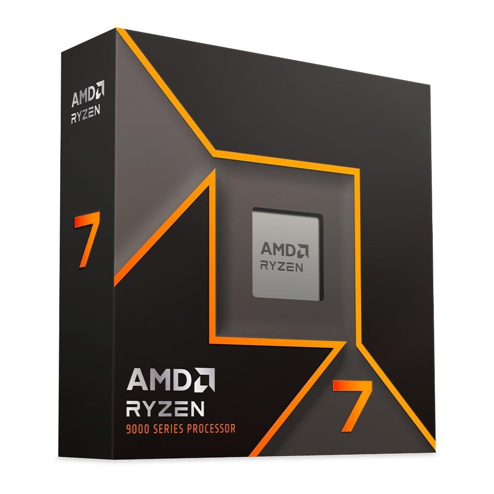 Processador AMD Ryzen 7 9700X, 3.8 GHz (5.5 GHz), Cache 32 MB, 8 Núcleos, 16 Threads, AM5 - 100-100001404WOF - view 2
