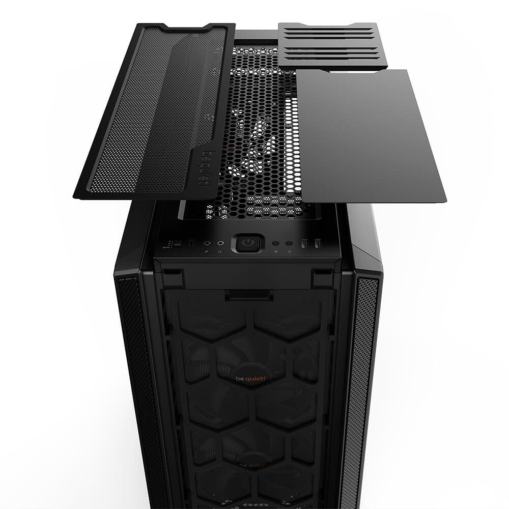 Imagem 9 de 11 do produto Gabinete Gamer Be quiet! Silent Base 802, Full Tower, E-ATX, Lateral em vidro temperado, Com 3 Ventoinhas, Preto - BGW39