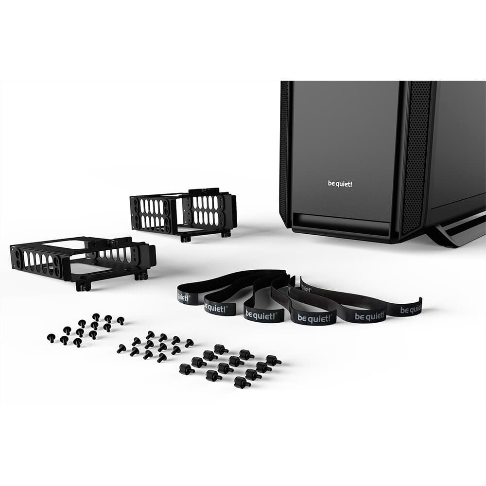 Imagem 11 de 11 do produto Gabinete Gamer Be quiet! Silent Base 802, Full Tower, E-ATX, Lateral em vidro temperado, Com 3 Ventoinhas, Preto - BGW39