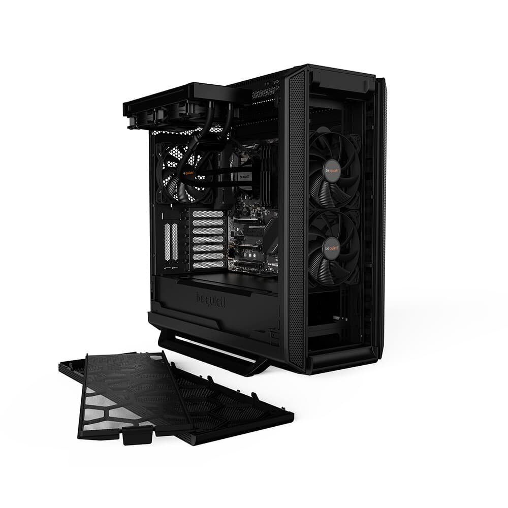 Imagem 7 de 11 do produto Gabinete Gamer Be quiet! Silent Base 802, Full Tower, E-ATX, Lateral em vidro temperado, Com 3 Ventoinhas, Preto - BGW39
