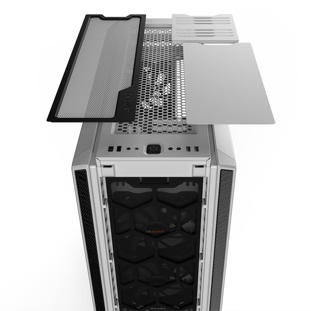 Imagem 4 de 11 do produto Gabinete Gamer Be quiet! Silent Base 802, Full Tower, E-ATX, Lateral em vidro temperado, Com 3 Ventoinhas, Branco - BGW40