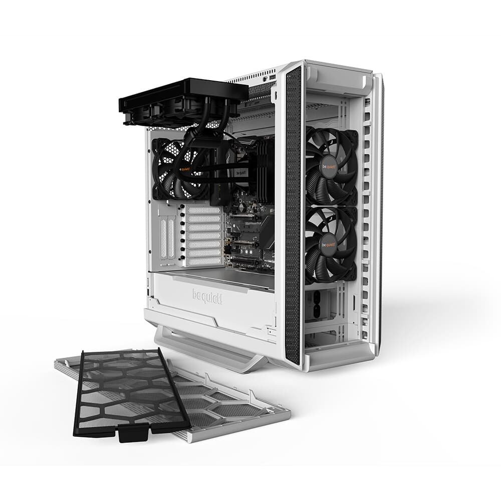 Imagem 7 de 11 do produto Gabinete Gamer Be quiet! Silent Base 802, Full Tower, E-ATX, Lateral em vidro temperado, Com 3 Ventoinhas, Branco - BGW40