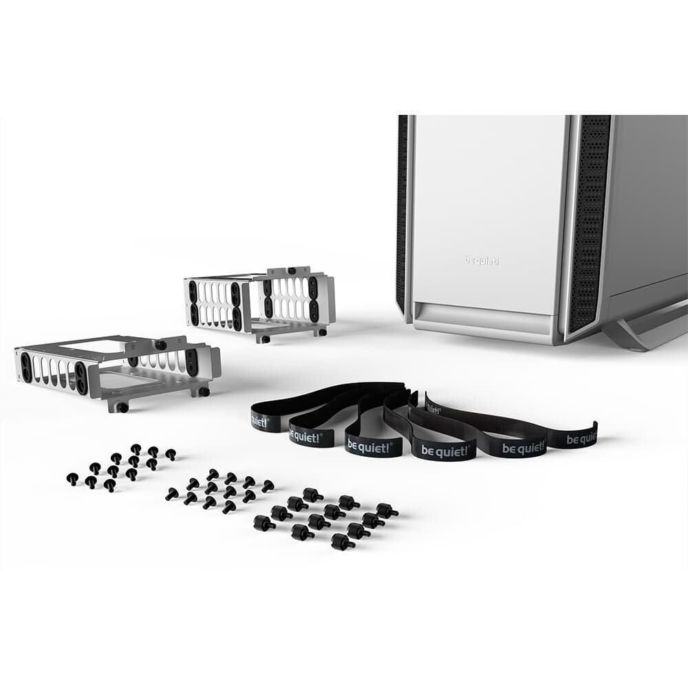 Imagem 11 de 11 do produto Gabinete Gamer Be quiet! Silent Base 802, Full Tower, E-ATX, Lateral em vidro temperado, Com 3 Ventoinhas, Branco - BGW40