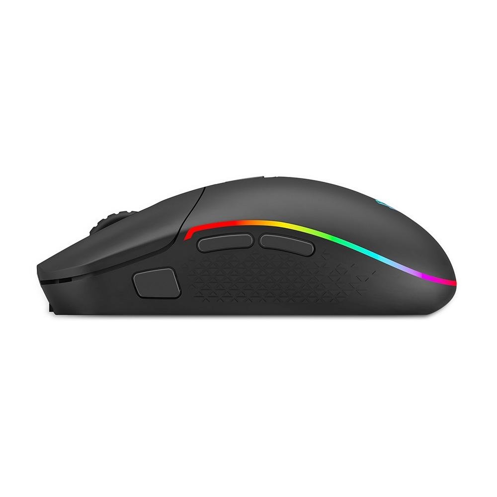 Mouse Gamer Sem Fio Redragon Invader Pro, RGB, 10000 DPI, 8 Botões, Wireless, Preto - M719RGB-PRO Mouse Gamer Sem Fio Redragon Invader Pro, RGB, 10000 DPI, 8 Botões, Wireless, Preto - M719RGB-PRO