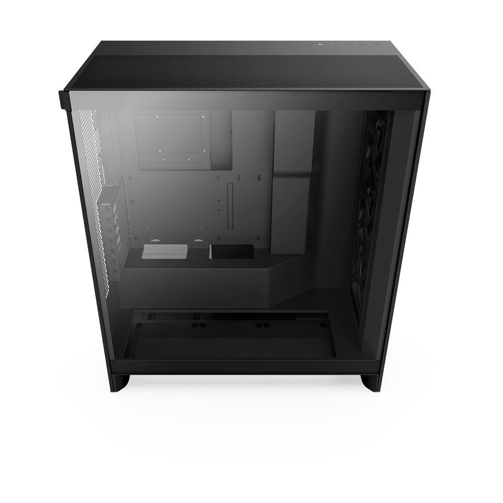 Gabinete Gamer ( Balão.info), Mid-Tower, E-ATX, Lateral em Vidro Temperado, Com 3 Ventoinhas, Preto - CM-H72FB-01 - view 4