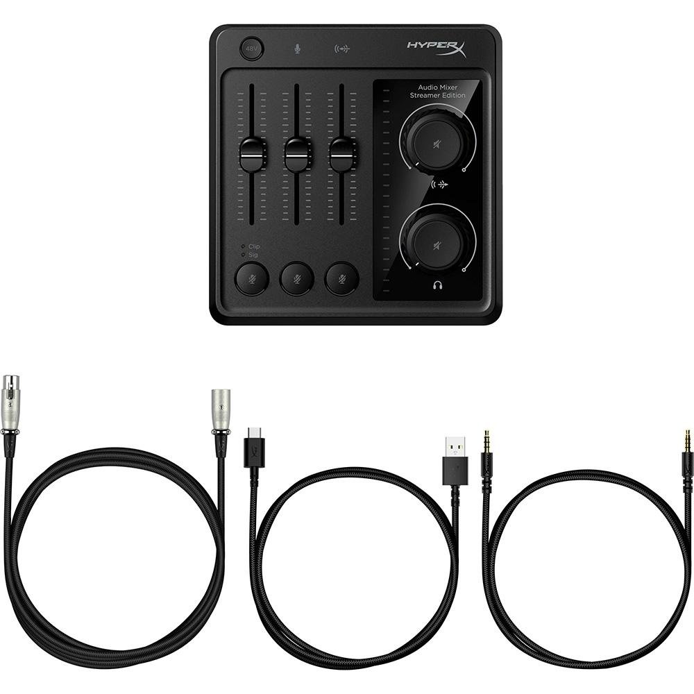Mixer de Áudio HyperX, 5 Canais | KaBuM!