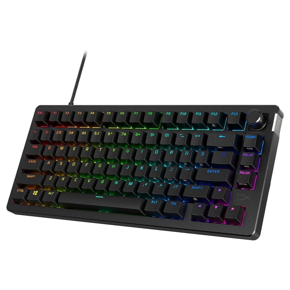 Teclado Mecânico Gamer ( Balão.info) Alloy Rise GKBD 75, RGB, Switch linear, Layout 75%, anti-ghosting, Preto - 7G7A4AA - foto 2