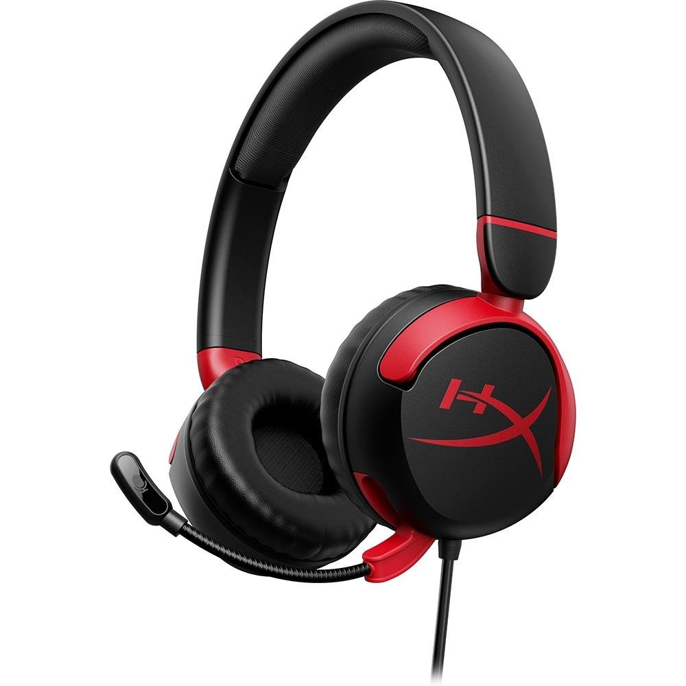 Headset Gamer Infantil HyperX Cloud Mini, Com Fio e Limitador de Volume, USB-C, Preto - 7G8F4AA Headset Gamer Infantil HyperX Cloud Mini, Com Fio e Limitador de Volume, USB-C, Preto - 7G8F4AA