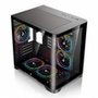 Gabinete Gamer Rise Mode Glass Curvo, M-ATX, Mid Tower, Lateral e Frental em Vidro, Preto - RM-GA-GC-FB