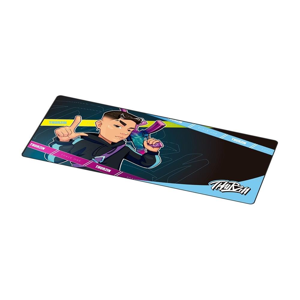 Imagem 2 de 2 do produto Mousepad Gamer Force One Skyhawk XXL Thurzin Special Edition, Control, Extra Grande, 900x400x3mm -  FR.MP.SH.15