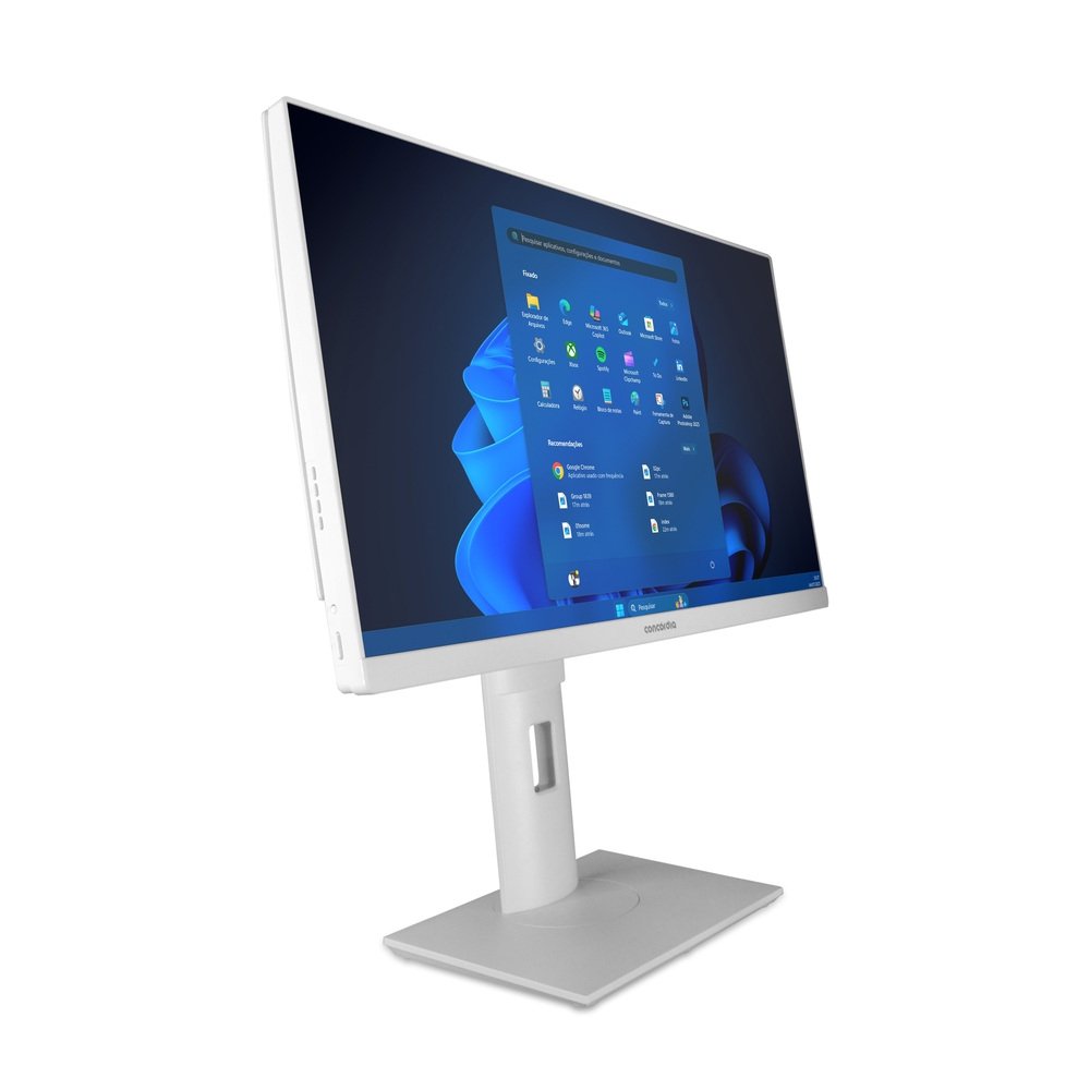 "Computador All In One Concórdia Core I7 10700 8GB Ddr4 SSD 512gb 23.8""full Hd Webcam Wifi WINDOWS 11 Pro Branco" em Campinas - foto 3