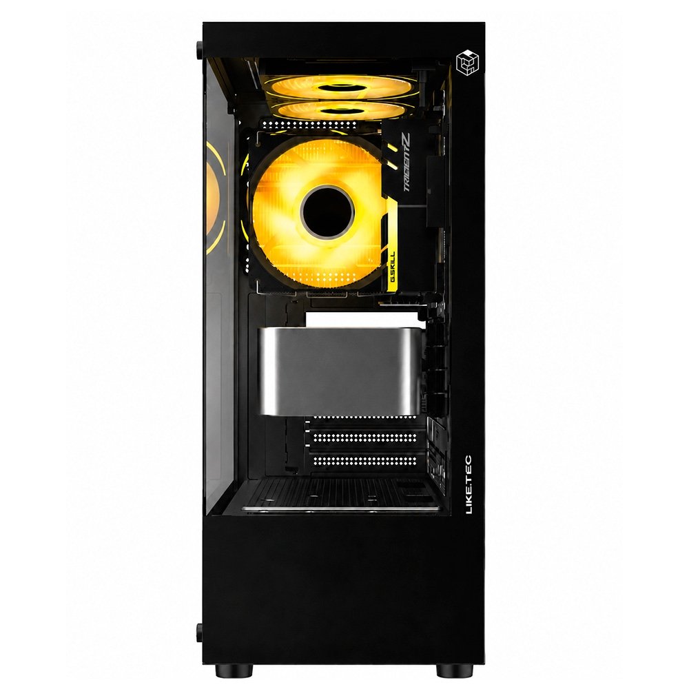 Gabinete Gamer Liketec Heydar Dark, Mid Tower, ATX, Lateral e Frontal em Vidro Temperado, Sem Fan,Preto - LC-CB-HEYDAR-2084 - view 2